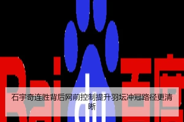 石宇奇连胜背后网前控制提升羽坛冲冠路径更清晰